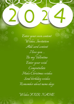 Zelená karta Nový rok 2015